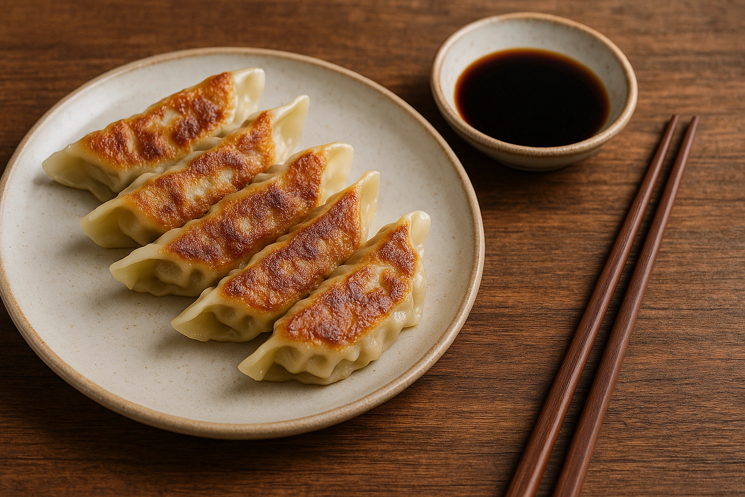Makanan Jepang Gyoza