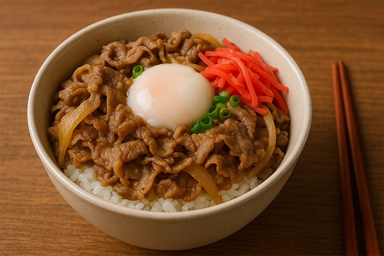 Makanan Jepang Nasi Gyudon