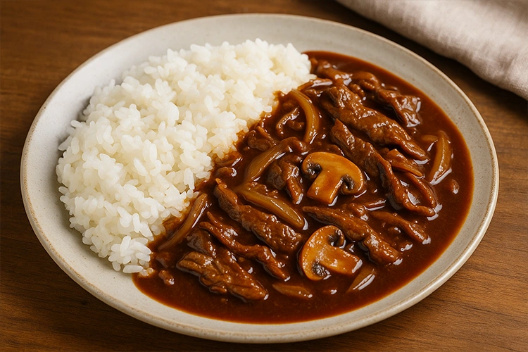 Makanan Jepang Hayashi Rice