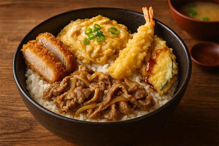 Makanan Jepang Nasi Donburi