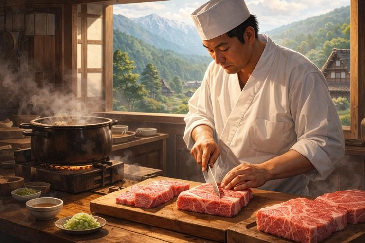 Daging Wagyu Jepang Hida Beef