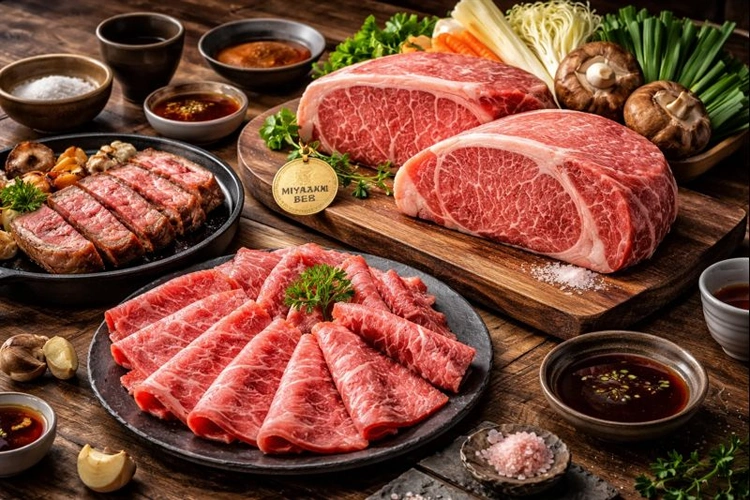 Daging Wagyu Jepang Miyazaki Beef