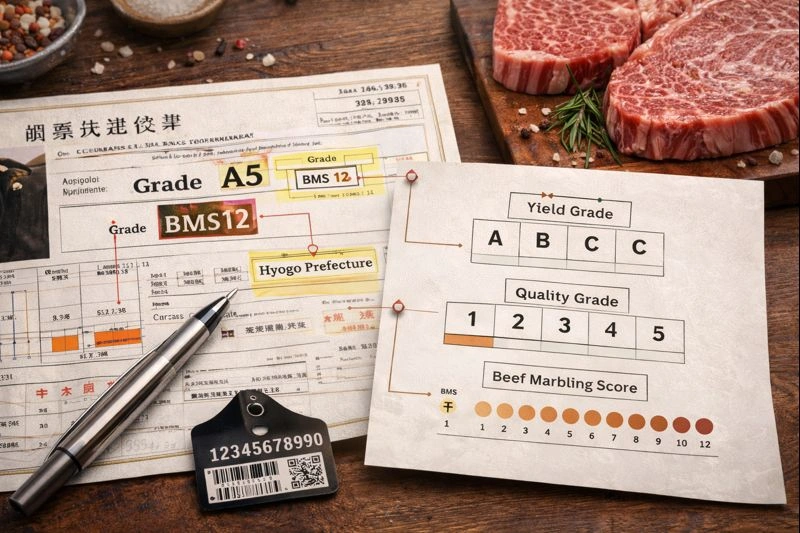 Cara Membaca Sertifikat Daging Wagyu Jepang Asli