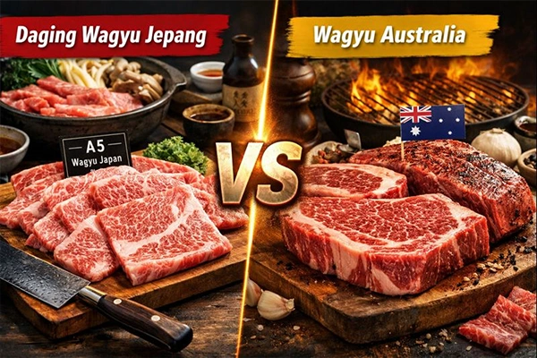 Perbedaan Daging Wagyu Jepang dan Wagyu Australia