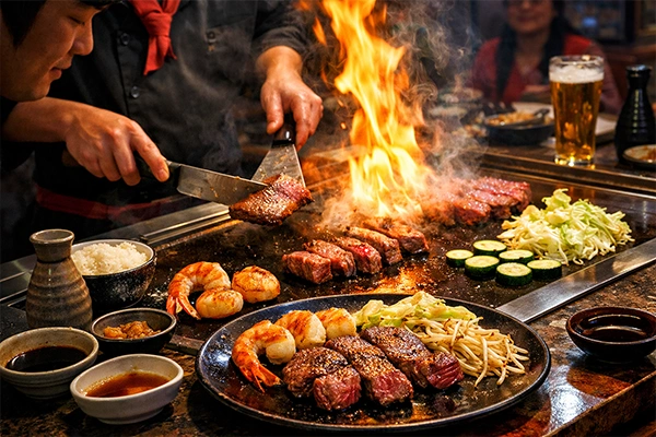 Makanan Jepang Teppanyaki Osaka Style