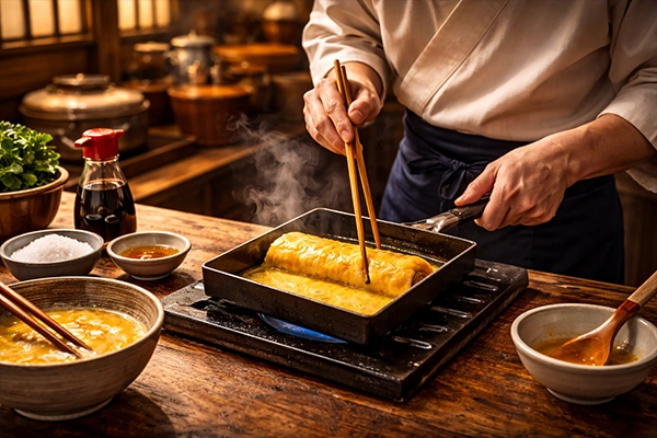 Makanan Jepang Tamagoyaki Kansai