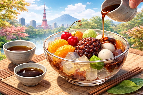 Makanan Jepang Anmitsu